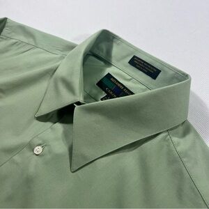 Vintage 90s Alexander Julian Men's Sage Dress Shirt XL